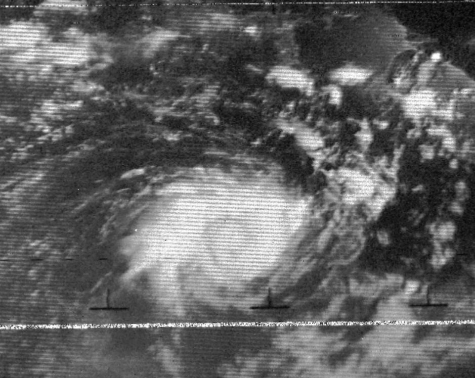Cyclone tracy satellite image