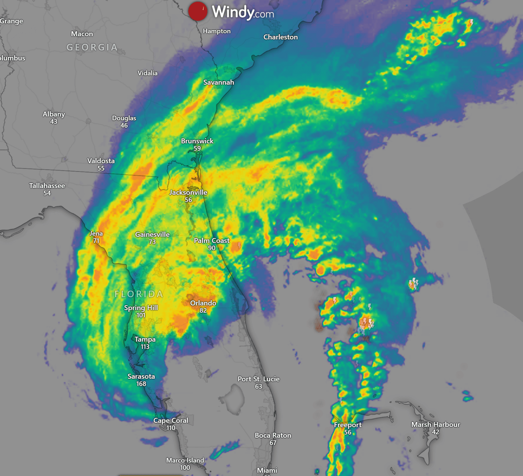 Hurricane milton radar